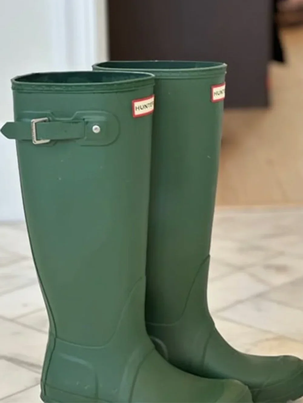 NWOT Hunter Women's Original Tall Rain Boots - Green size 6